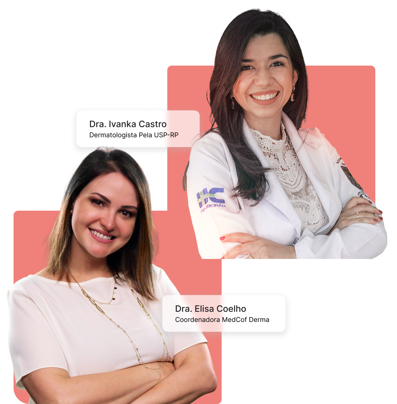 Professora Ivanka e Elisa Coelho